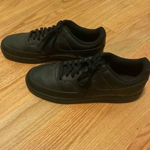 Nike Court Vision Black Low Top Sneaker